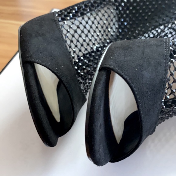 ✨ GUESS black high heels rhinestone shoes - Picture 8 of 14